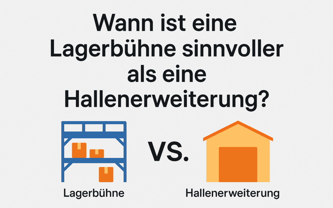 Wann ist eine Lagerbühne sinnvoller als eine Hallenerweiterung – Vergleich von Lagerbühne und Hallenerweiterung im Lager